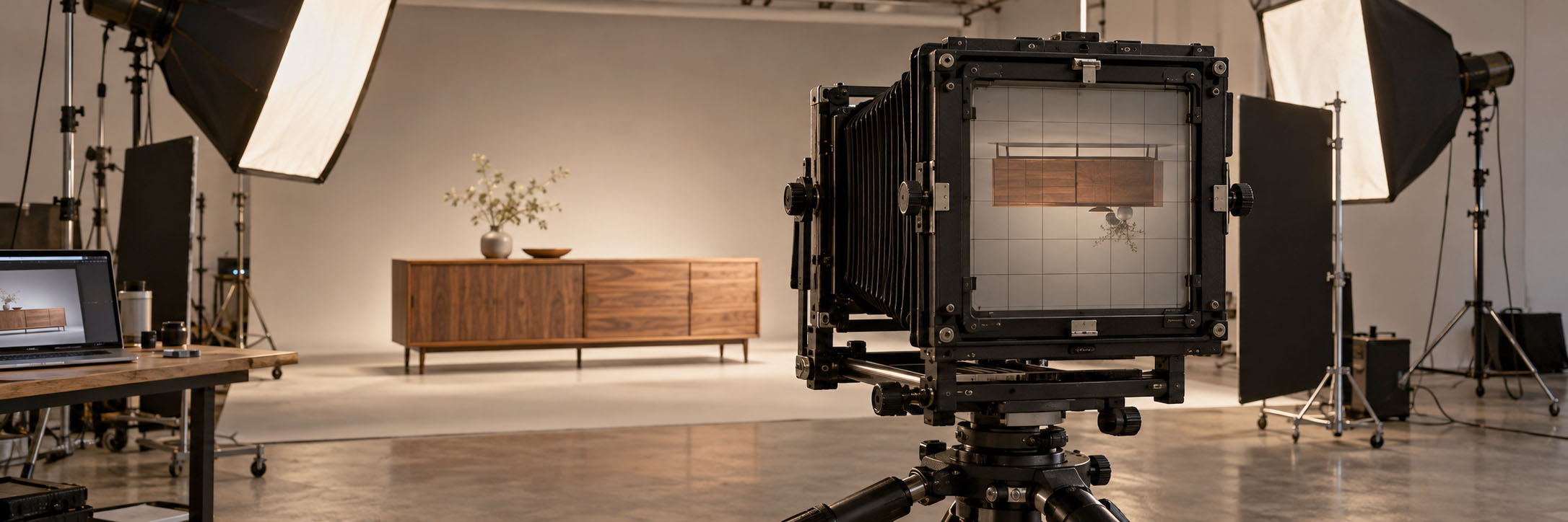 Studyjna fotografia reklamowa mebla
