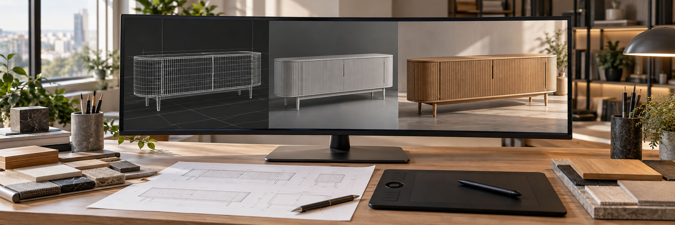 Modelowanie i wizualizacja mebla 3D